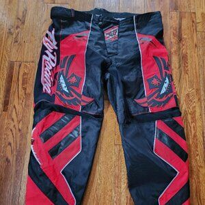 Fly Racing Motocross Pants Red f16 Men's Size 40
